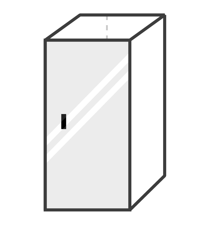 Shower Screen with Return