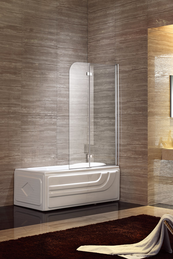 curved panel bathtub door