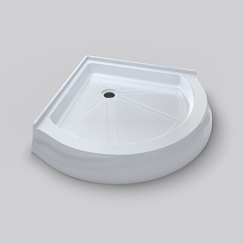 Curved Acrylic Shower Base