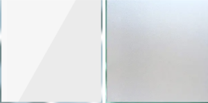 clear vs frosted shower doors