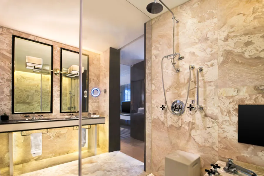 广州W酒店 玻璃淋浴门 shower enclosure 7