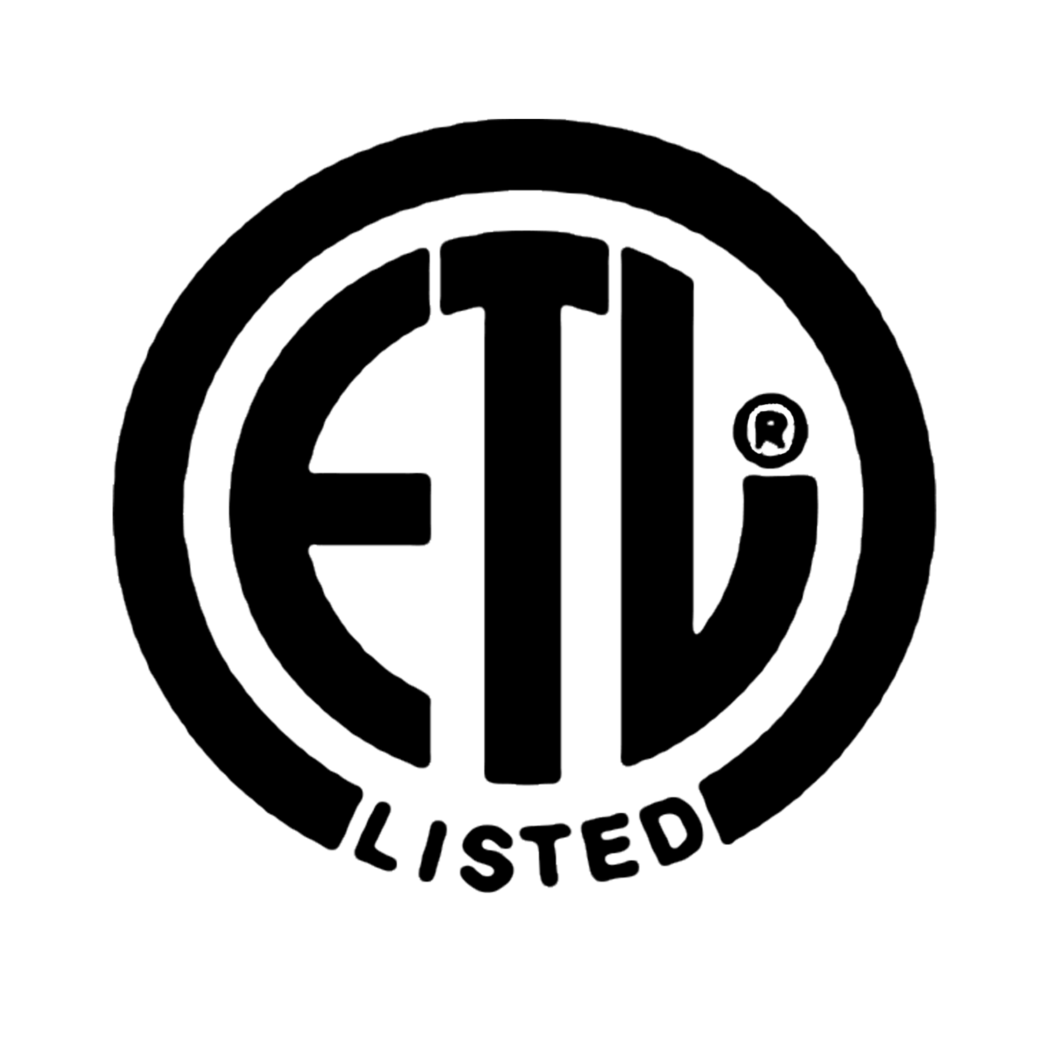 ETL Listed certification mark issued by Intertek confirming product safety testing