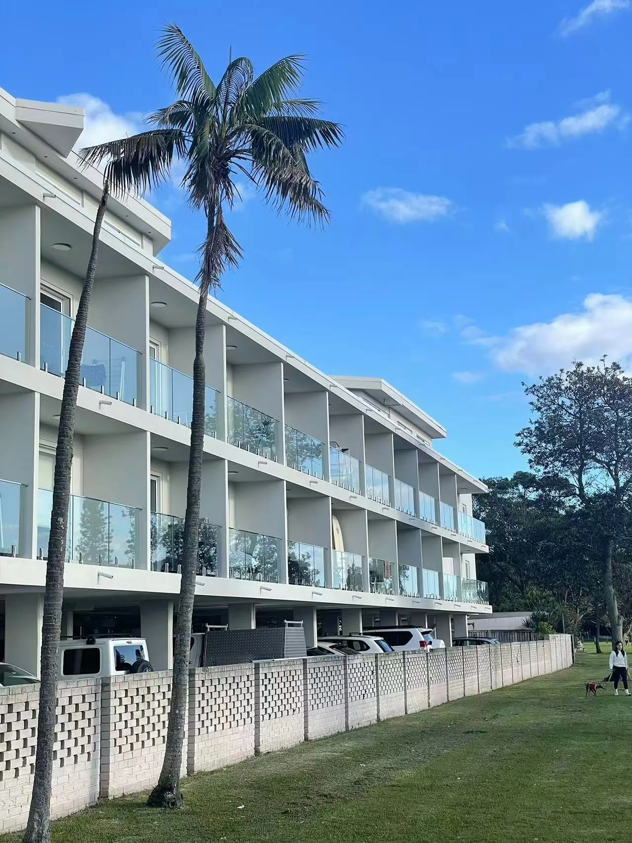 Waterview Beach Apartment balcony railing project photo 2 — glass balustrade with corrosion-resistant hardware for coastal Dee Why, Australia