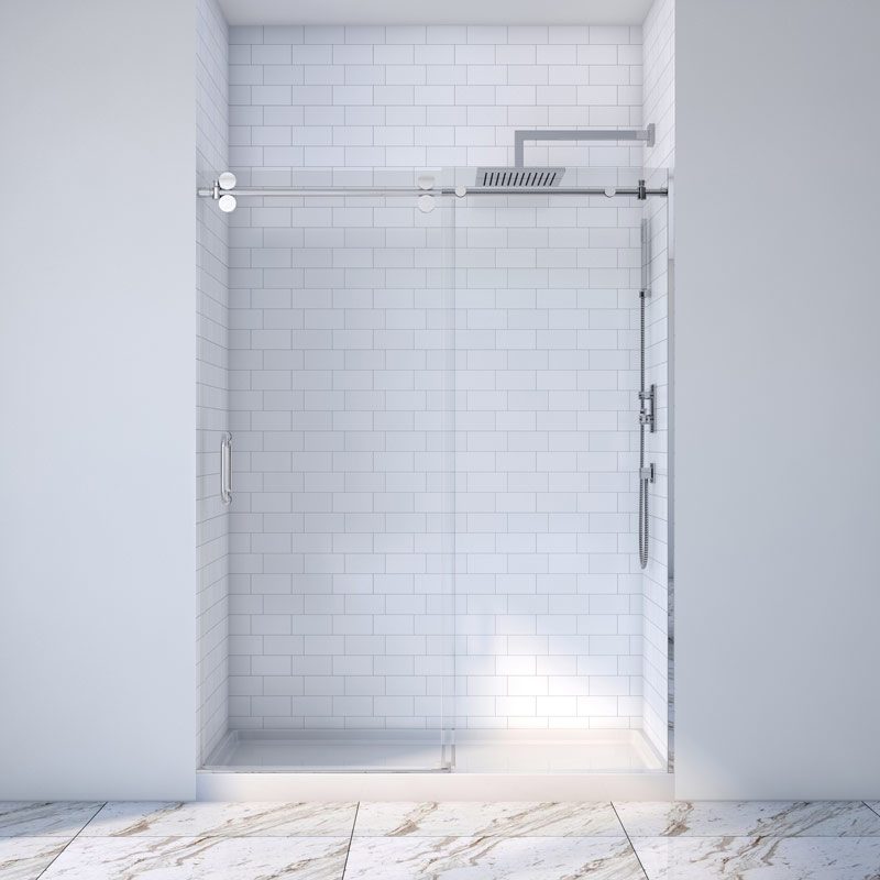 frameless sliding shower door