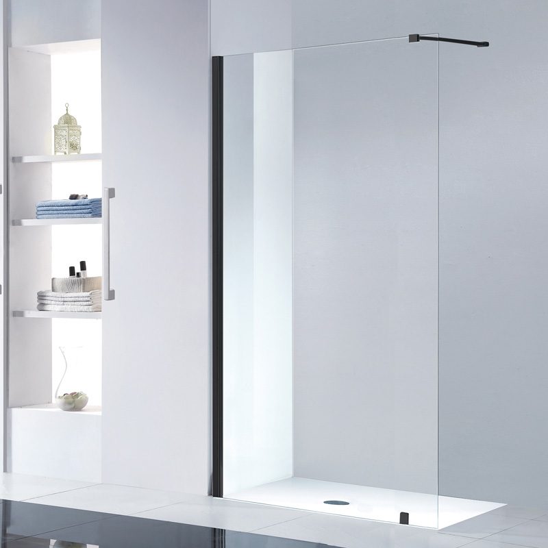 frameless walk-in shower enclosure