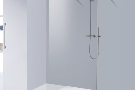 single panel shower screen